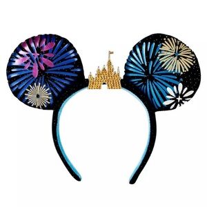 ✨ NWOT✨ DISNEY PARKS ✨ Mickey Ears: Fantasyland Castle Fireworks